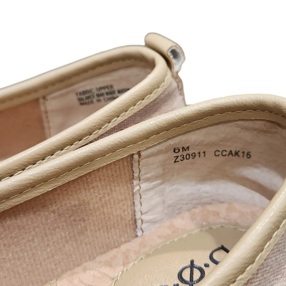 ❤️2/$18 b.o.c Aurora Women Espadrille Flats Tan Slip-On Loafer 6